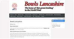 Desktop Screenshot of bowlslancashire.org